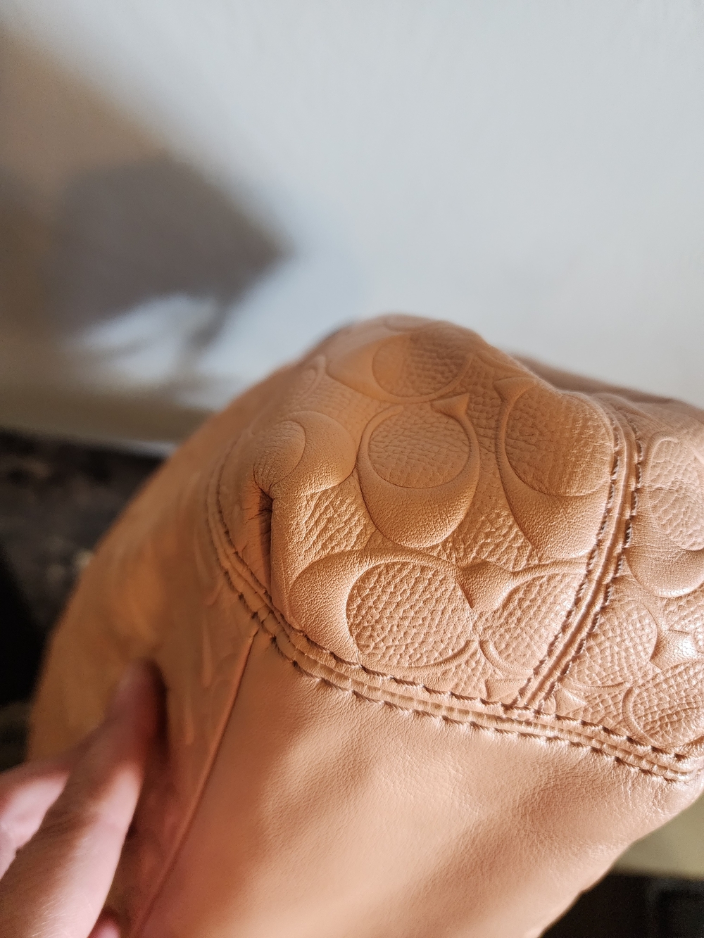 Coach Lexy Shoulder Bag In Nude Pink With Puffed Monogram - Picture 9 of 15
